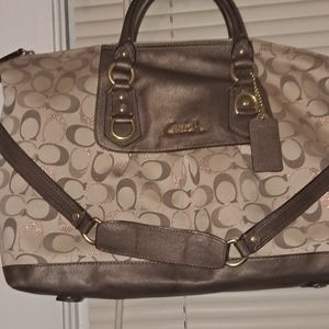 COACH ASHLEY METALLIC SIGNATURE